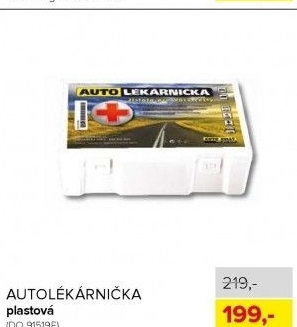 Autolékárnička plast.obal
