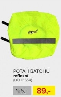 Reflexní potah batohu