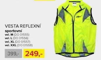 Reflexní sportovní vesta M
