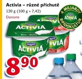 Jogurt ochucený Activia Danone