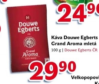 Mletá káva Grand Aroma Douwe Egberts