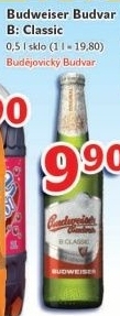 Pivo světlé výčepní B: Classic Budweiser Budvar
