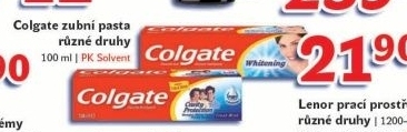 Pasty na zuby Colgate