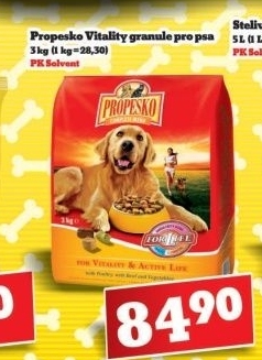 Granule pro psy Propesko