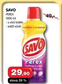 Prací prostředek Perex Savo