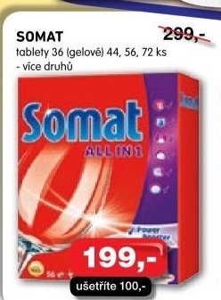 Kapsle do myčky Somat