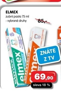 Pasty na zuby Elmex