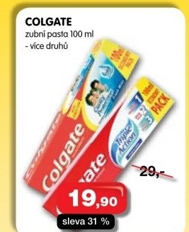 Pasty na zuby Colgate