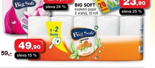 Toaletní papír 2vrstvý Big Soft