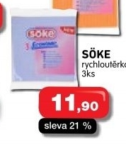 Rychloutěrka Söke