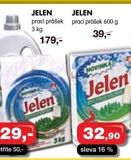 Prací prášek mýdlový Jelen