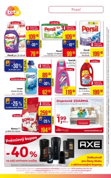 akční leták Teta drogerie 31.3.2016-9.4.2016
