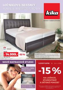 akční leták Kika nábytek 13.4.2016-15.5.2016
