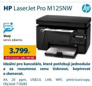 HP LaserJet Pro M125nw
