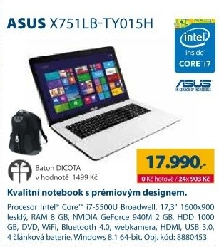 ASUS X751LB-TY015H