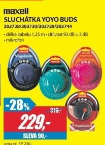 303728 YOYO BUDS BLUE+BLACK