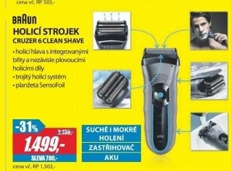 CruZer 6 Clean Shave