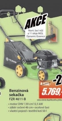 FZR 4611-B + FZR 9019 + Mol Dynamic Essence 15 W 40 1l
