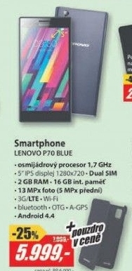 P70 Blue + BOOK pouzdro
