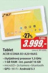 Iconia B3-A20-K6AS 10 IPS 16GB 1GB