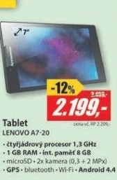A7-20 7 IPS 8GB 1GB And 4.4 BK