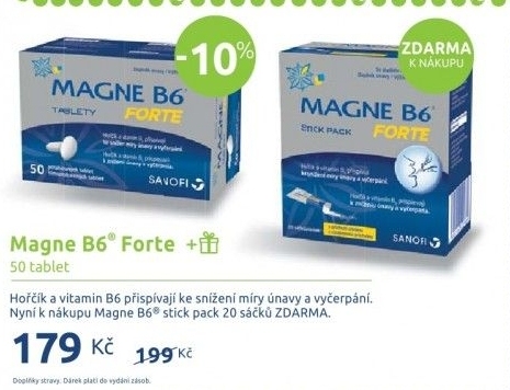 Doplněk stravy Forte Magne B6
