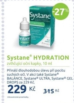 Kapky oční Hydration Systane Alcon