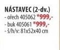Nástavec 405062 ořech (pro 1085)