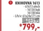 Knihovna 61613,1613 – ořech, buk, bílá