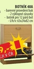 Botník 40A buk