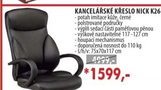 Kancelářské křeslo NICK