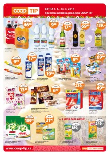akční leták COOP 1.4.2016-14.4.2016