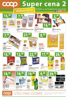 akční leták COOP 1.4.2016-30.4.2016