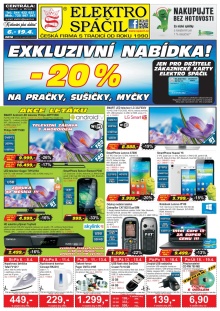 akční leták Elektro Spáčil 6.4.2016-19.4.2016