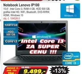 Notebook Lenovo IP100