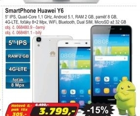 SmartPhone Huawei Y6 černý