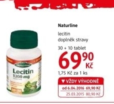 Doplněk stravy Lecitin Naturline