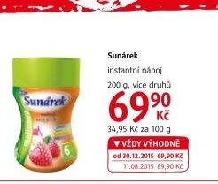 Instantní nápoj Sunárek