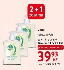 Tekuté mýdlo antibakteriální Dettol