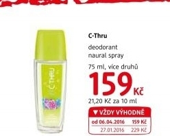 Deodorant parfémovaný C-Thru