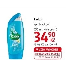 Sprchový gel Radox