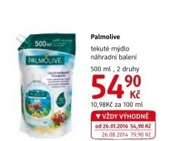 Tekuté mýdlo Palmolive - náhradní náplň