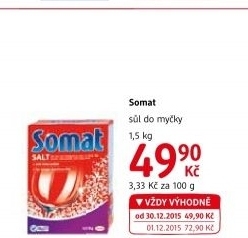 Sůl do myčky Somat