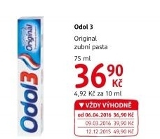 Pasta na zuby Original Odol3 Odol