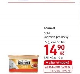 Konzerva pro kočky Gold Gourmet Purina