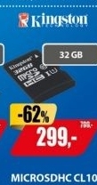 MicroSDHC 32GB CL10 SP SDC10G2 KINGSTON
