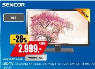 SLE 2057M4 LED TVSENCOR