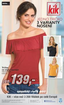akční leták Kik textil 6.4.2016-19.4.2016