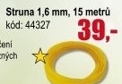 Struna do sekačky 1,6mm, 15m hvězdička