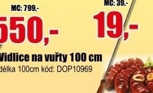Vidlice opékací na vuřty 100cm